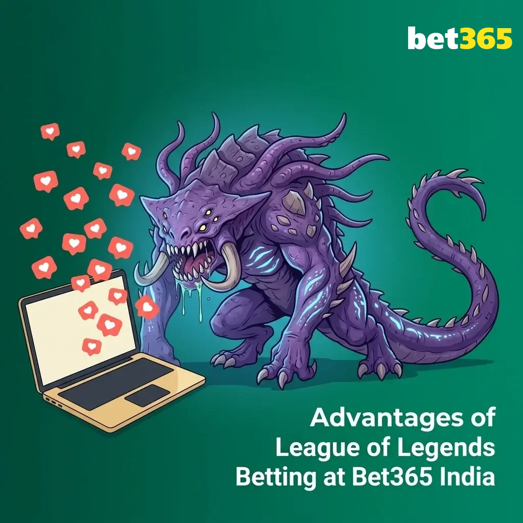Bet365 India LoL betting advantages including welcome bonus, UPI payments, 24/7 support, and mobile app