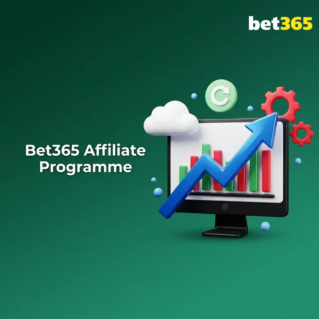 Bet365 affiliate programme dashboard showing revenue share, marketing tools, and tracking links for Indian affiliates