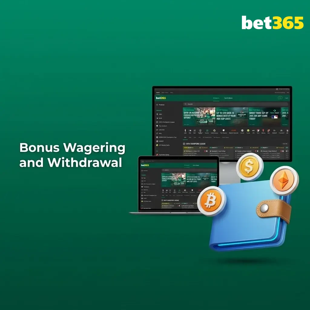 Bet365 bonus wagering requirements and withdrawal conditions explained for converting bonus funds to cash