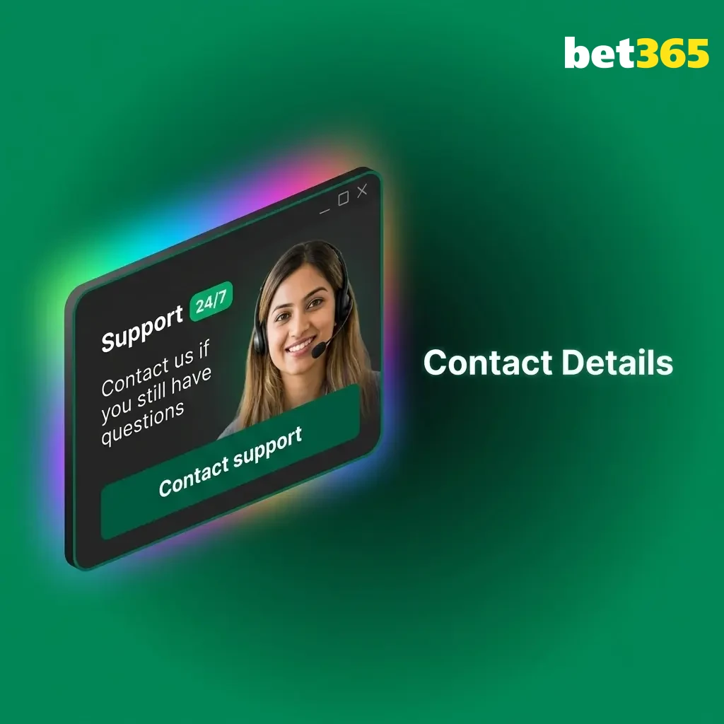 Bet365 customer support contact methods for India players including live chat, email, help centre, and in-app support