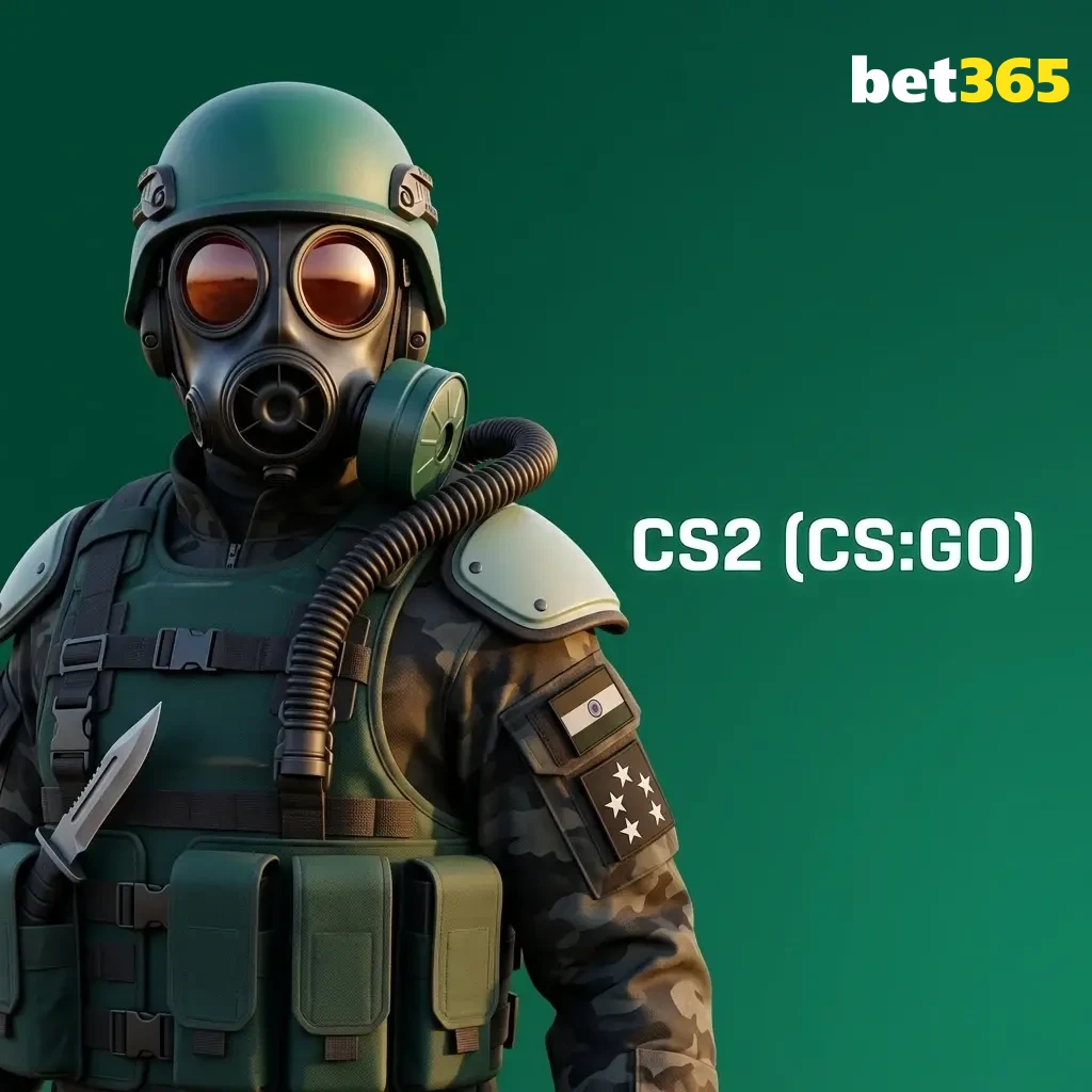 CS2 formerly CS:GO tactical first-person shooter esports betting on Bet365 with match winner and map markets
