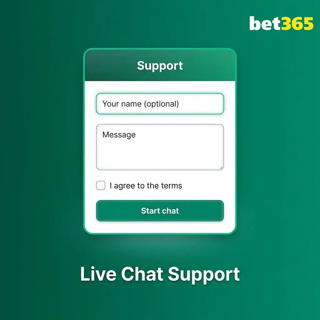 Bet365 live chat support available 24/7 connecting users to real agents within 1 to 3 minutes for account and betting queries