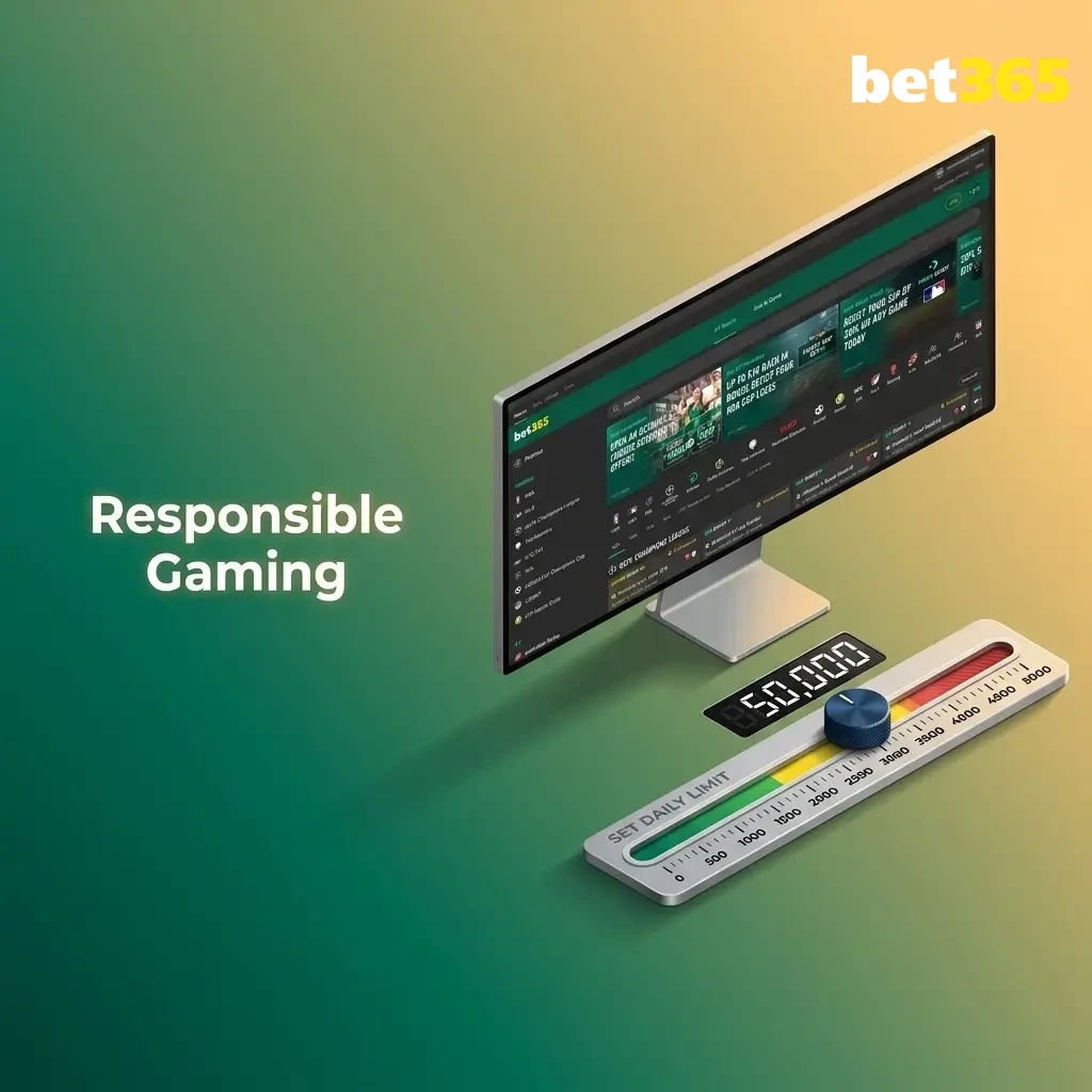 Bet365 responsible gaming tools including deposit limits, self-exclusion, and session reminders for safe betting in India