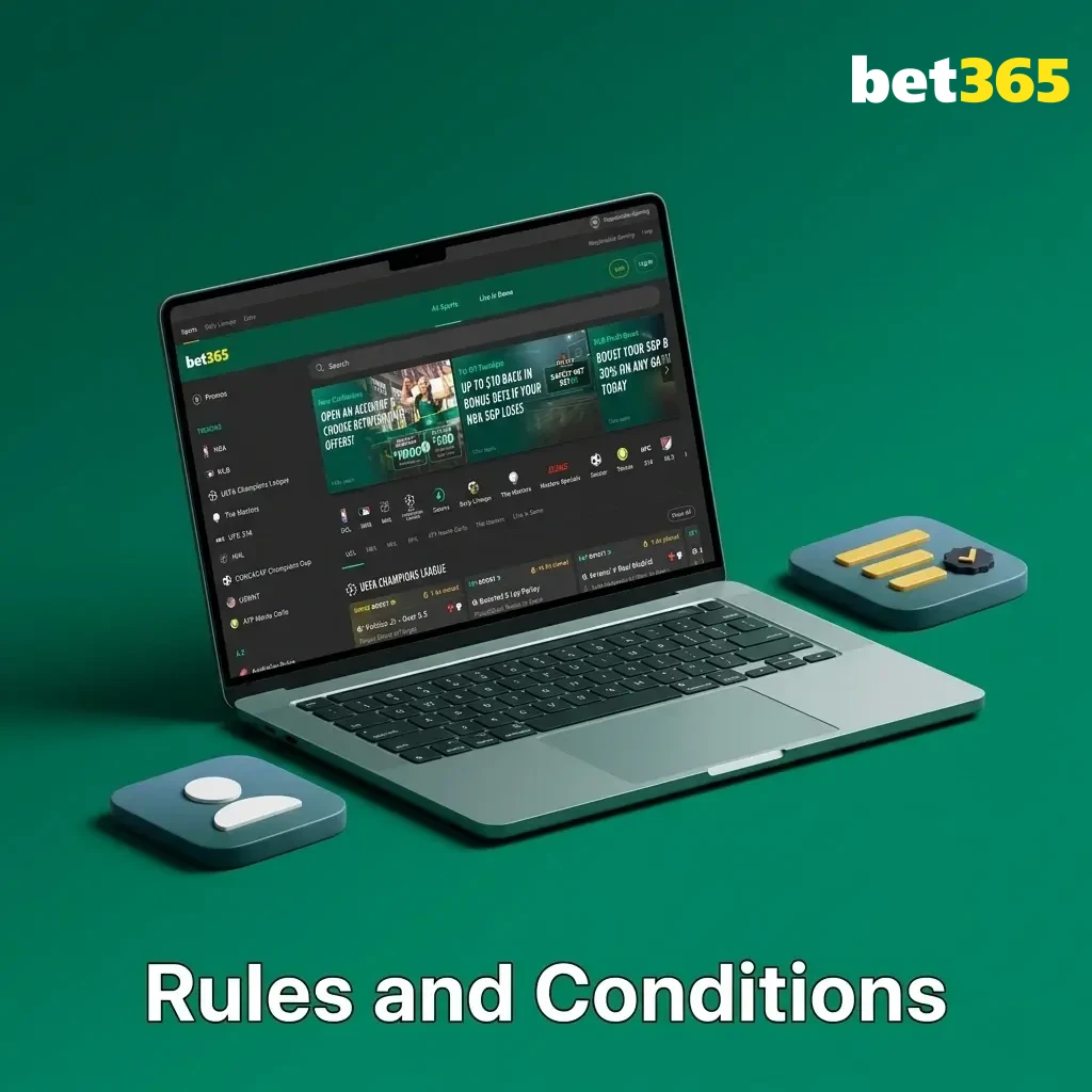 Bet365 India rules covering age limits, account policies, bonus terms, and withdrawal verification requirements