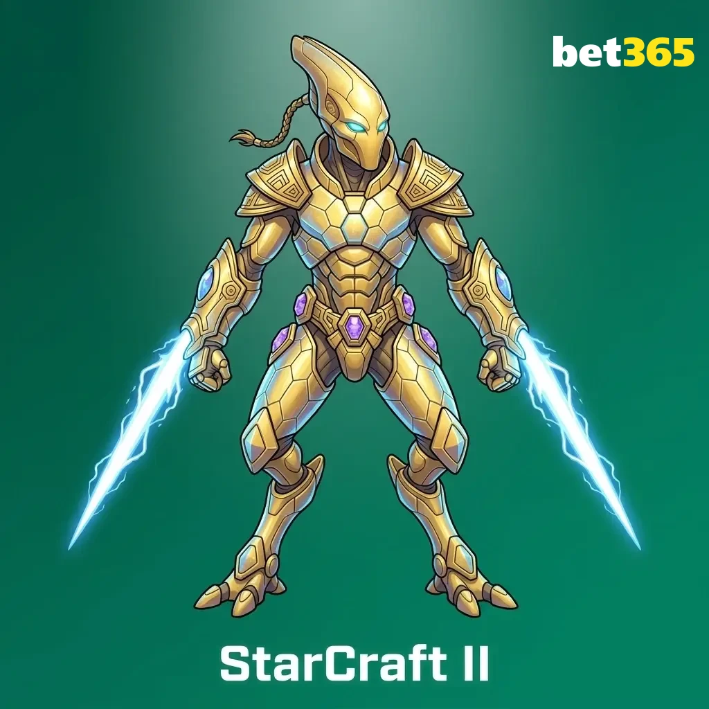 StarCraft II real-time strategy esports betting markets on Bet365 including match winner and map winner