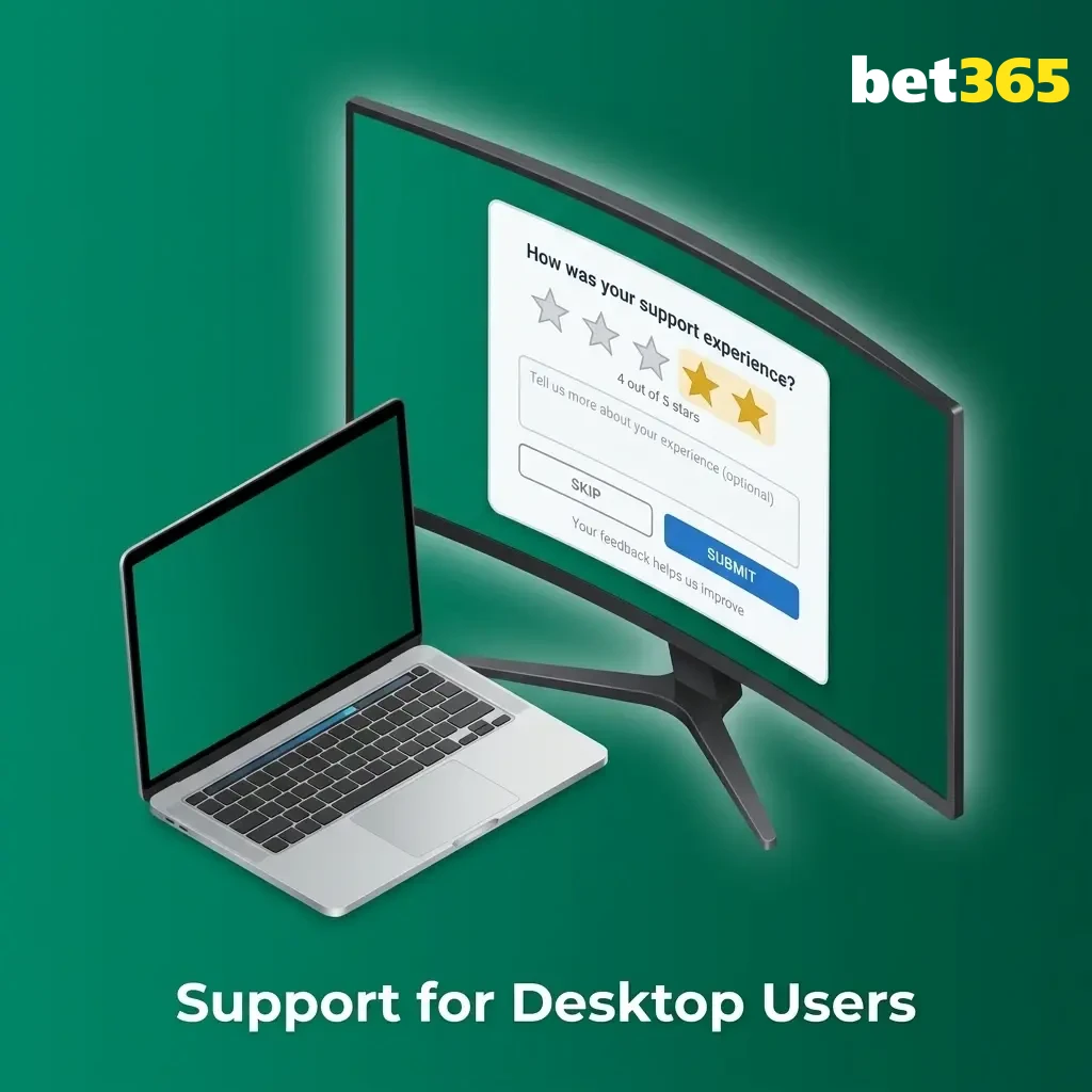 Desktop user support options including live chat, email, phone, and Help Centre access for resolving issues promptly