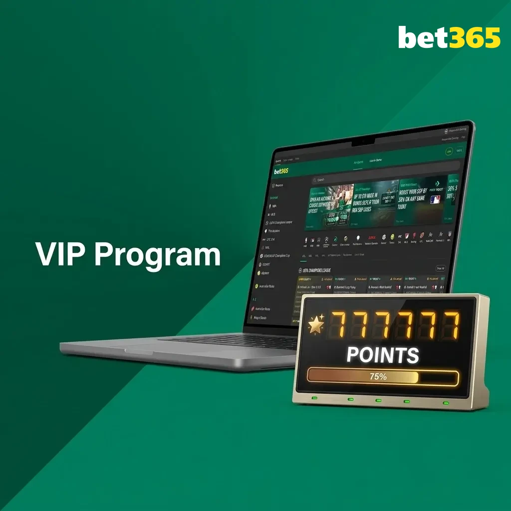 Bet365 VIP loyalty programme offering enhanced odds, priority withdrawals, dedicated support and exclusive promotions for loyal players