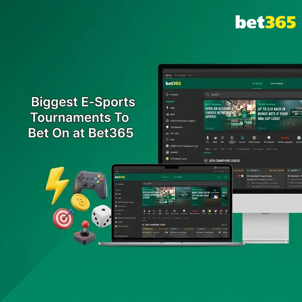 Biggest esports tournaments to bet on at Bet365 including Dota 2, CS2, Valorant, and League of Legends
